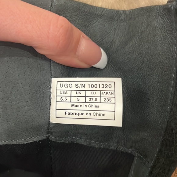 Vintage UGG high heel sheepskin and genuine leather fur boots - Picture 12 of 13